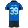 Maillot de Supporter Ajax Amsterdam Antony 39 Extérieur 2021-22 Pour Enfant